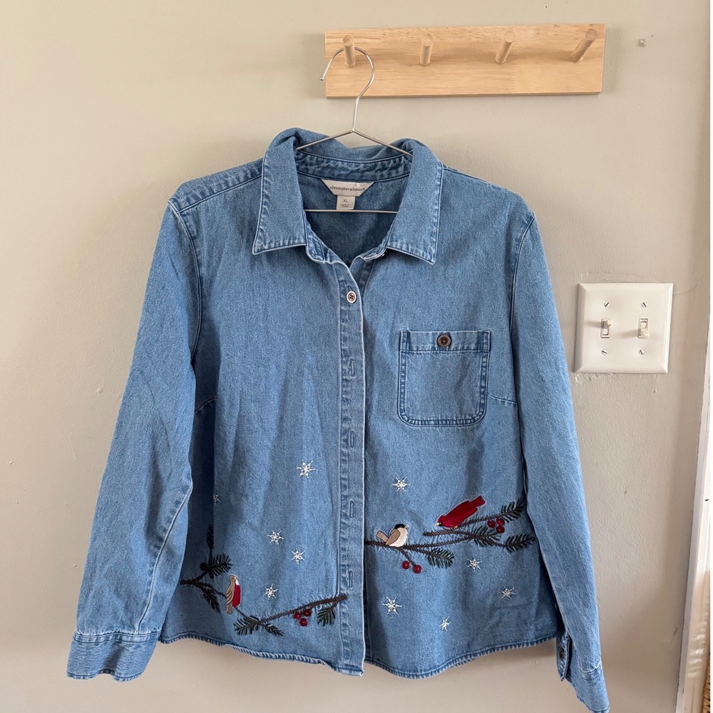 Vintage‎ Christopher & Banks denim top